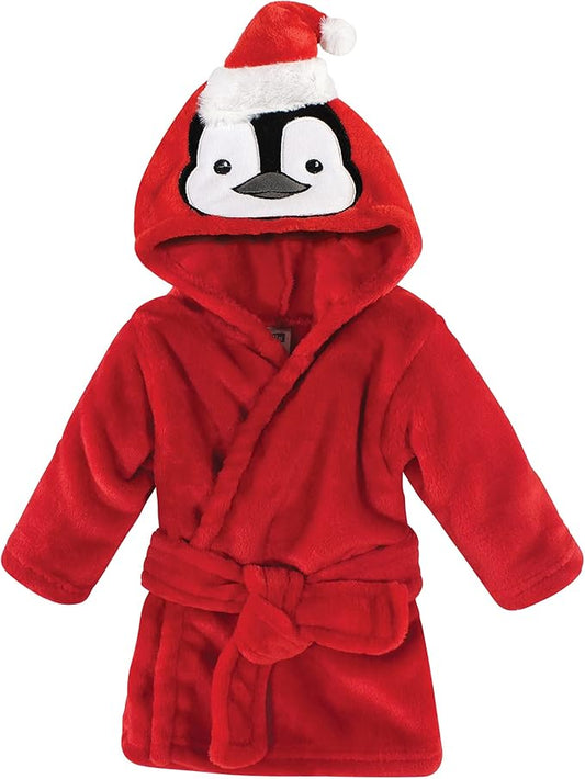 Hudson Baby Unisex Baby Plush Animal Face Bathrobe