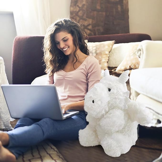 Little Flying Dragon - Cute Stuffed Animal Plush Toy - Adorable Soft Dragons Toy Plushies and Gifts - Perfect Present for Kids (White,22.04in/56cm)