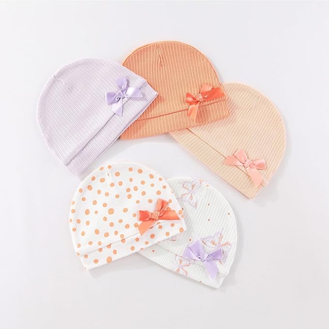 15 Pack Infant Hats Gloves Socks Unisex Baby Boy Girl Accessories Set Cotton New Born Caps Mittens