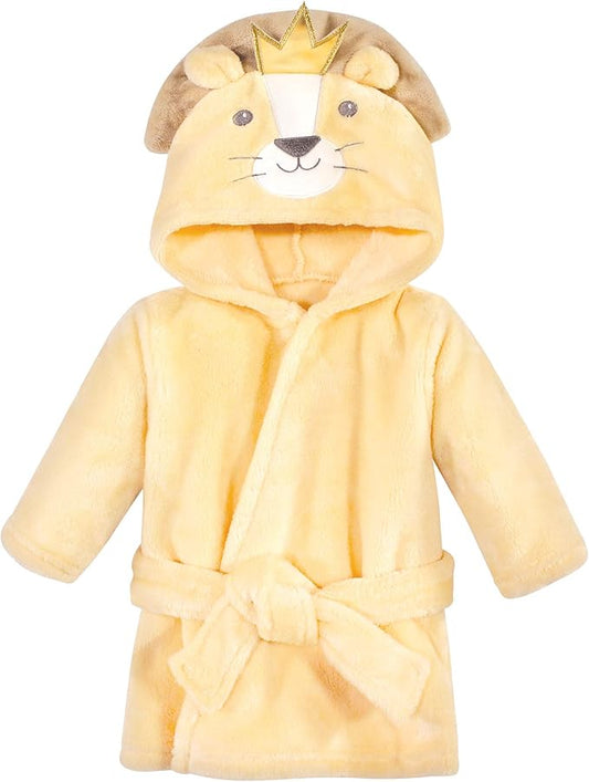 Hudson Baby Unisex Baby Plush Animal Face Bathrobe
