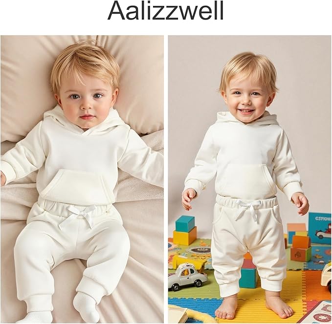 Aalizzwell Infant Baby Winter Hoodie Outfit
