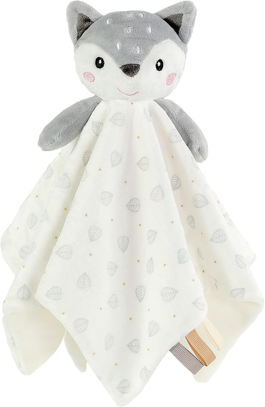 CREVENT Cozy Plush Baby Security Blanket, Loveys for Baby Girls and Boys, Birthday (Deer)