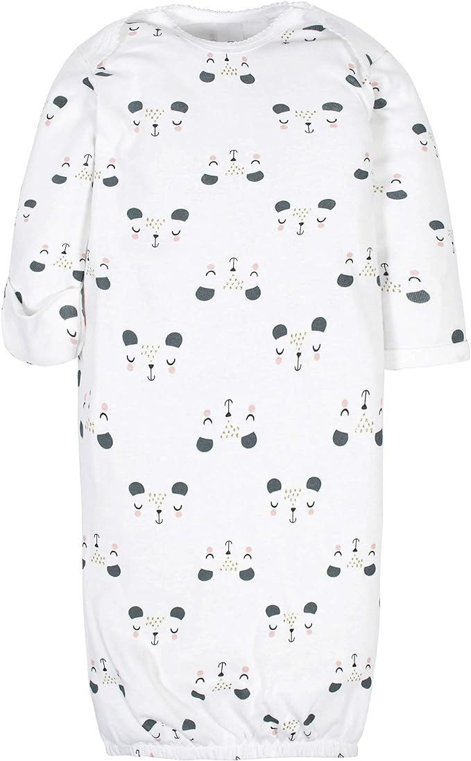 Gerber unisex-baby Baby Boy and Girls 4-pack Sleeper Gown
