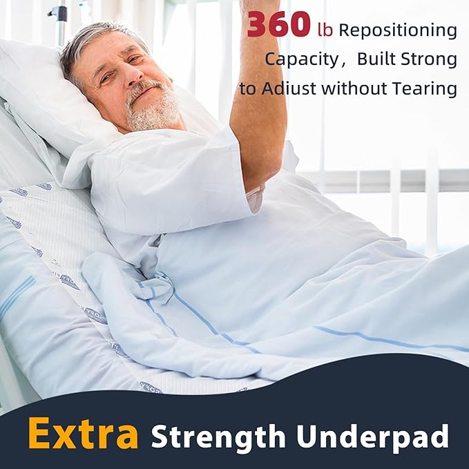 Tear Resistant Disposable Bed Pads Adults Chucks Incontinence Underpads 30"x 36"(60 Count),Large Thicken Premium Waterproof Pee Pads for Elderly,10X Super Absorbency Heavy Duty Puppy Training Pads