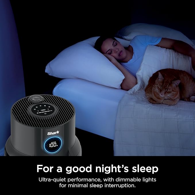 Shark Air Purifiers for Home Large Room with NeverChange Air Filter, 5 Year HEPA Filter, Covers 650 Sq. ft, Odor Neutralizer and Clean Sense Technology, Removes 99.98% of Dust & Allergens, HP152