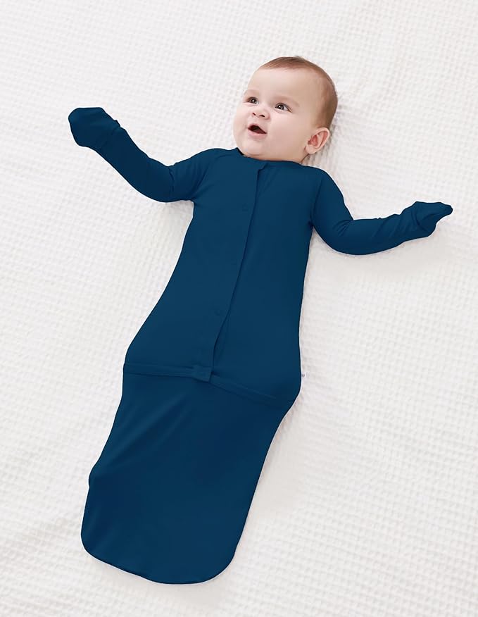Baby Nightgowns Sleeper Gown Newborn Long Sleeve Pajama Gowns Unisex Viscose from Bamboo Infant Sleepwear