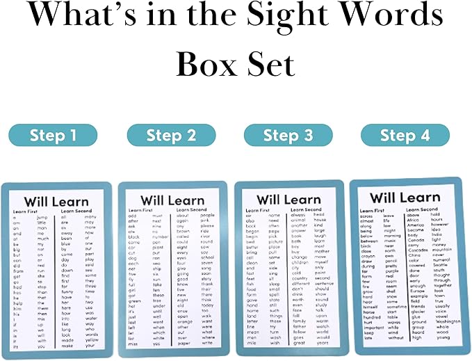 1150 Phonics and Sight Words | Ages 5-8 | 350 Learn to Read Flashcards | Boost Reading Ability | Kindergarten 1st 2nd Grade | Beginning to Advanced Words | Brainstrong Premium 2 Box Set