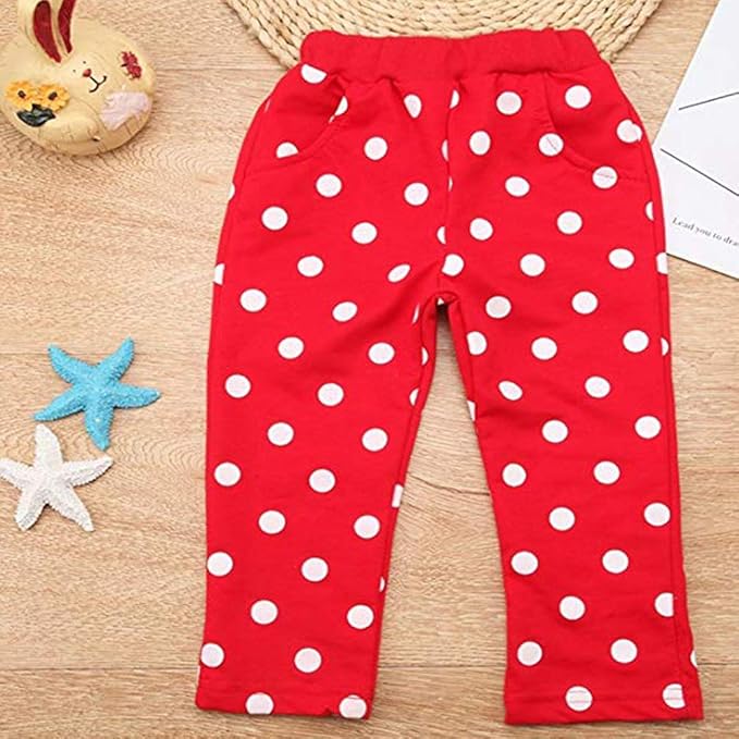 Cute Toddler Baby Girls Clothes Set Long Sleeve T-Shirt and Pants Kids 2pcs Outfits