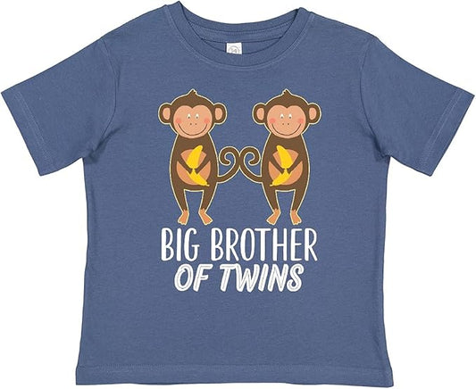 inktastic Brother of Twins Boys Gift Toddler T-Shirt