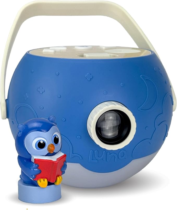 Kids Book Projector - 5 Read-Aloud Stories, 5 Songs, Night Light & Soothing Dream Music | Children Ages 3+ Storytime Projector for Kids & Toddlers | Educational Toys, Owl