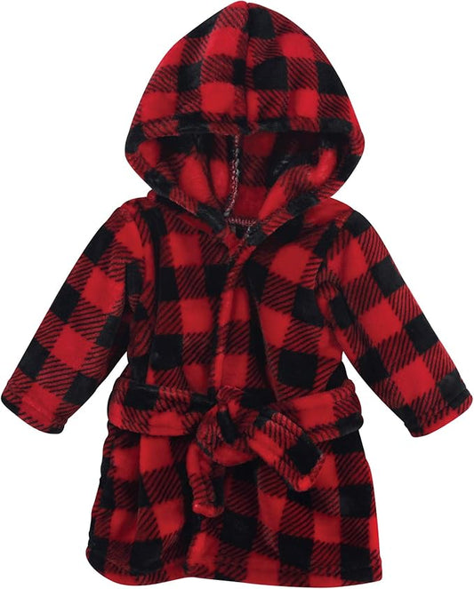 Hudson Baby Unisex Baby Plush Animal Face Bathrobe