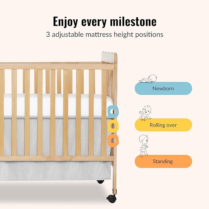 Dream On Me Carson Classic 3-in-1 Convertible Crib in Natural