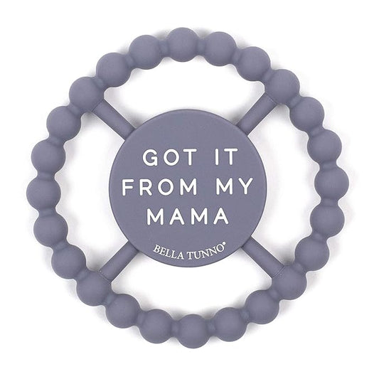 Baby Teether by Bella Tunno, Silicone Teethers for Babies 3-6 months, 6-12 months, Baby Toys, Pacifier, Teething Relief, Boys, Girls, Mama