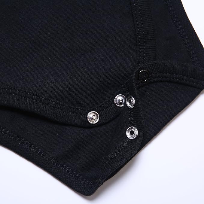 DEFAHN Funny Twins Baby Bodysuits Boys Girls Rompers 2 Pack Twin Matching Clothes Outfits for Newborn Infant