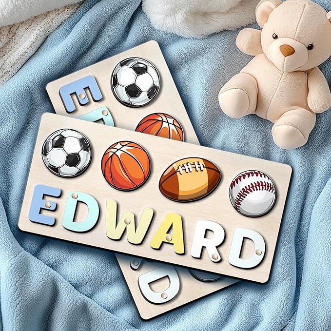 Personalized Puzzles for Toddlers 1-3,Name Puzzle for Kids Personalized,Name Puzzle for 1 Year Old,Educational Toys, Easter Gifts
