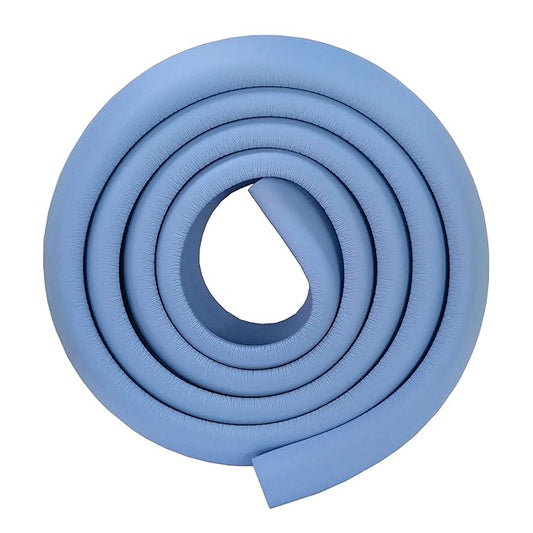 M2cbridge L Shape Extra Thick Furniture Table Edge Protectors Foam Baby Safety Bumper Guard 6.5 Ft (Blue)