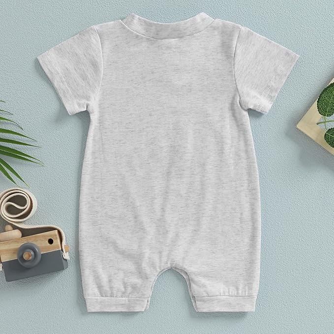 Honganda Infant Baby Boys Girls Football Season Jumpsuit Watch Football with Daddy Funny Romper Playsuit Sweatshirt