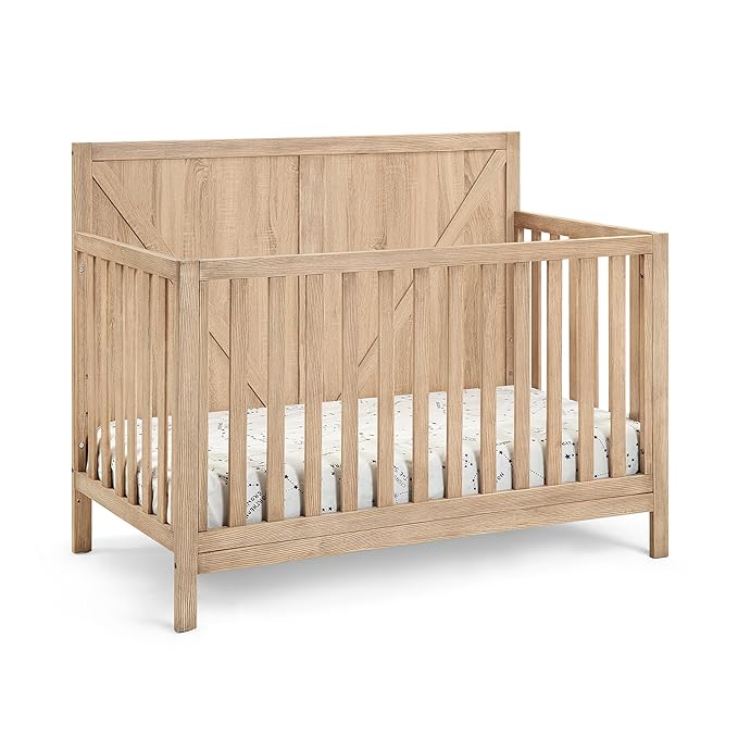 Suite Bebe Barnside 4-in-1 Convertible Crib in Beached Oak
