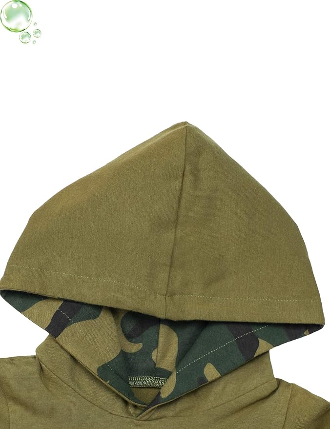 Fommy Newborn Baby Boy Clothes Plaid Letter Print Long Sleeve Hoodies + Long Pants 2PCS Fall Winter Outfits Set