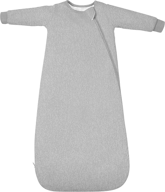Baby Sleep Sack Long Sleeve Wearable Blanket 1.0 TOG, Premium Soft Infants Sleeping Bags with 2-way Zippers
