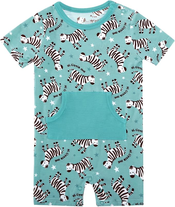 Baby Boy Romper Toddler Boys Short Sleeve Shorts Soft Jumpsuit Outfit Viscose Made from Bamboo