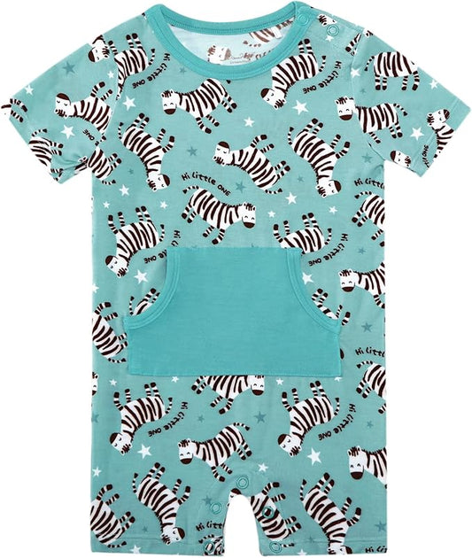Baby Boy Romper Toddler Boys Short Sleeve Shorts Soft Jumpsuit Outfit Viscose Made from Bamboo