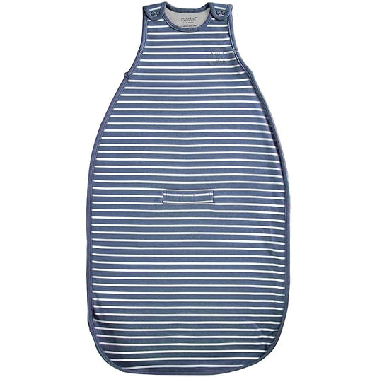 Woolino Toddler Sleeping Bag, 4 Season Merino Wool Baby Sleep Bag or Sack, 2-4 Years, Navy Blue