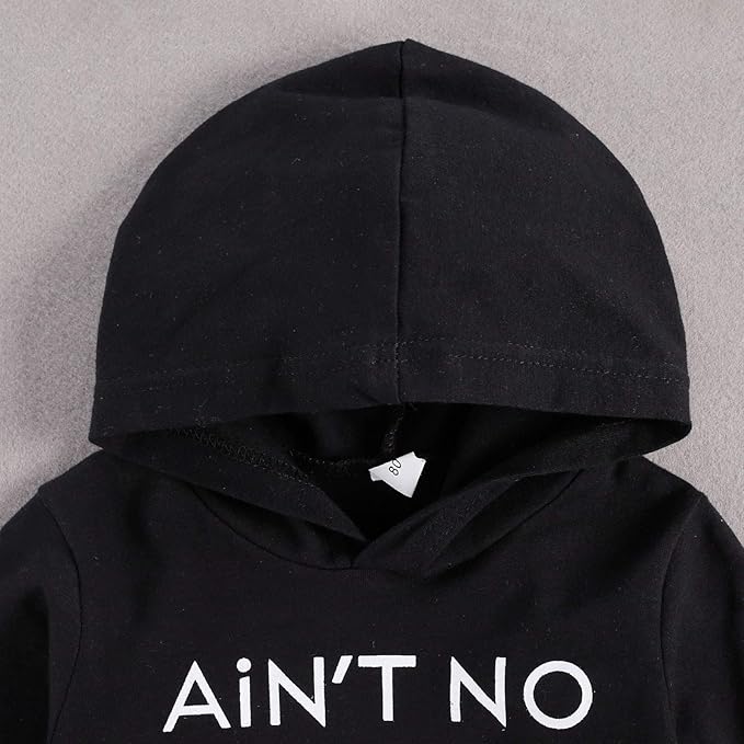 fhutpw Toddler Baby Boy Outfits Hoodie Sweatshirts & Jeans Clothes Set Fall Winter 6 9 12 18 24 Months