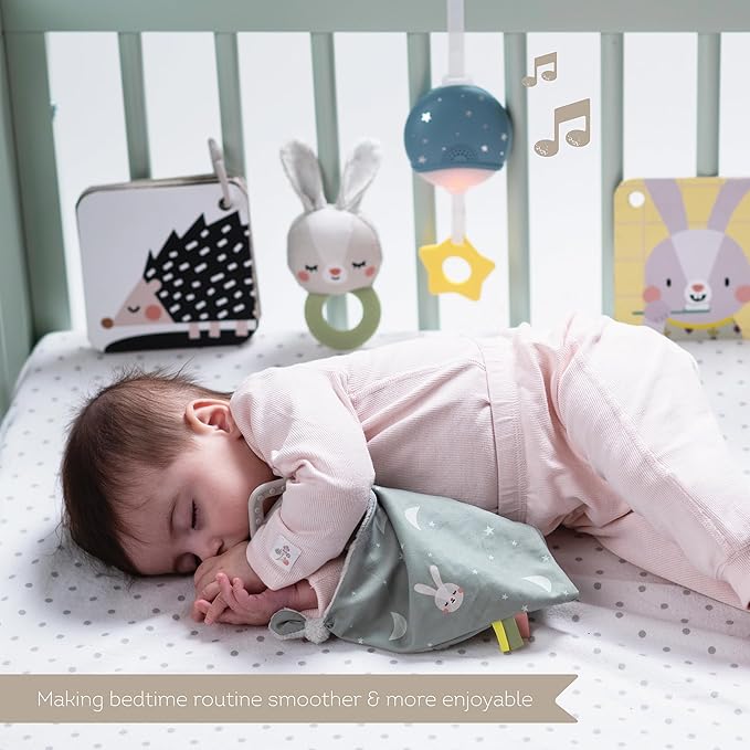 Taf Toys Newborn Bedtime Kit - Ultimate with 12 Activities for Smooth Bedtime Routine - Includes Music and Light Unit - Ideal for New Baby Boy or Girl