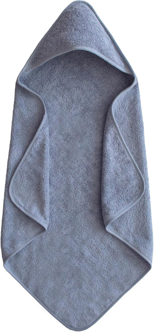 mushie Baby Hooded Towel | Organic Cotton (Tradewinds)
