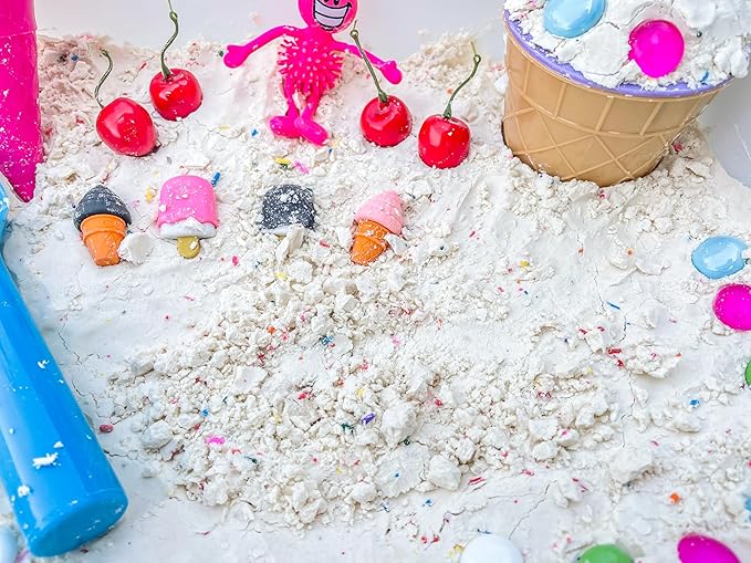 Kids Sensory bins Montessori sensory bin, sensory toys, Sensory bins, Sensory Bin For Preschoolers (Ice Cream)