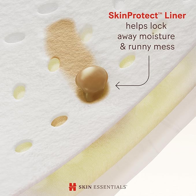 Huggies Size 3 Diapers, Skin Essentials Baby Diapers, Size 3 (16-28 lbs), 66 Count