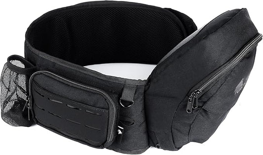 WOLF TACTICAL Baby Hip Carrier – Toddler and Baby Hip Seat Carrier with Adjustable Waistband, Storage Pockets, Ergonomic Design, Up to 45lbs