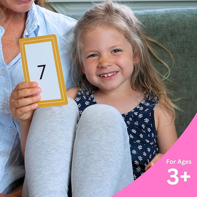 Preschool Number Flashcards | 50 Numbers & Math Symbols | PreK & Kindergarten Counting | Brainstrong Premium 54 Flash Cards