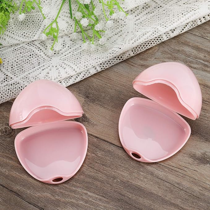 Accmor Pacifier Case, Pacifier Holder Case, Pacifier Container for Travel, BPA Free, Pink, 4 Pack