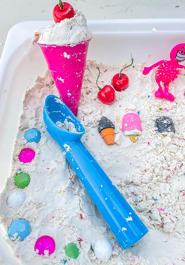 Kids Sensory bins Montessori sensory bin, sensory toys, Sensory bins, Sensory Bin For Preschoolers (Ice Cream)