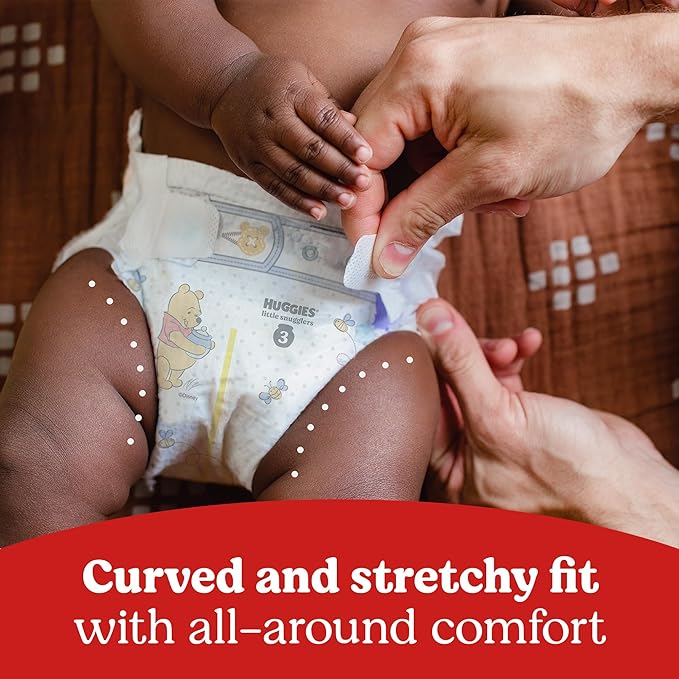 Huggies Size 6 Diapers, Little Snugglers Baby Diapers, Size 6 (35+ lbs), 108 Count (2 Packs of 54), Packaging May Vary