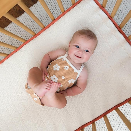 babyletto Avocado Mini Crib Mattress - GOTS, Made Safe & GREENGUARD Gold Certified - Dual Sided Infant & Toddler Mattress, Flippable - ‎‎37.25 x 23.25 x 4.75 Inches for Standard Size Mini Baby Crib