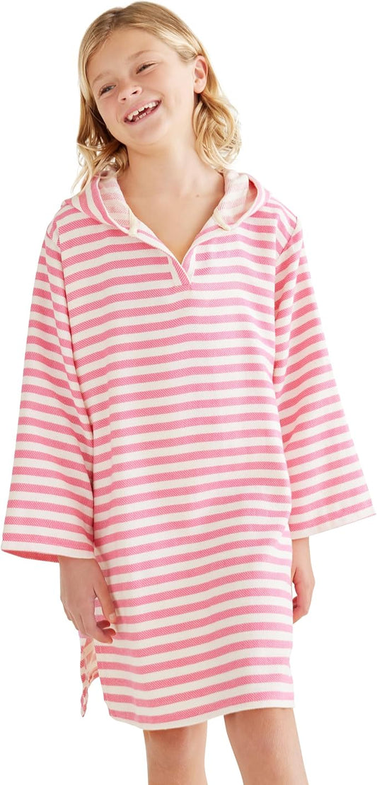 SAMMIMIS Kids Bathrobe and Boys & Girls Swim Cover Up - Hooded Kids Beach Towels - Towel Poncho - Turkish Cotton - Small (2-5 Years)
