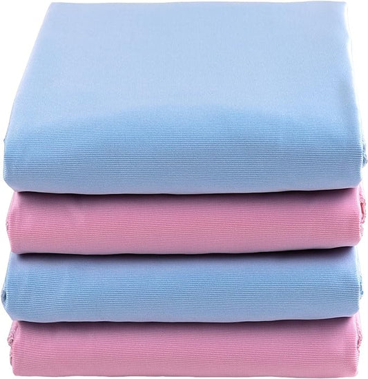 Waterproof Bed Pads for Adults,Kids, Dogs (30" x 36"|4 Pack) Waterproof and Machine Washable Large Sheet Protector with 8 Cup Absorbency