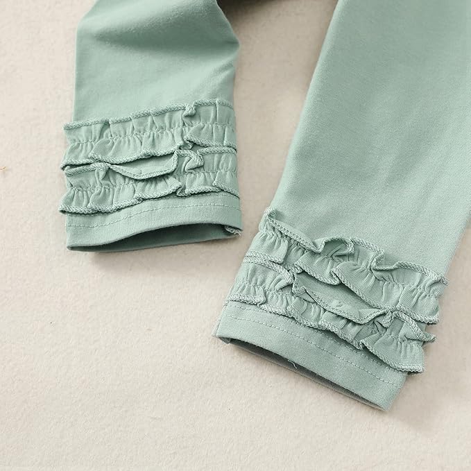 Baby Girl Clothes Toddler Girl Outfits Ruffle Shirt Pants Cute Infant Outfit Set Baby Girl Fall Winter Clothes