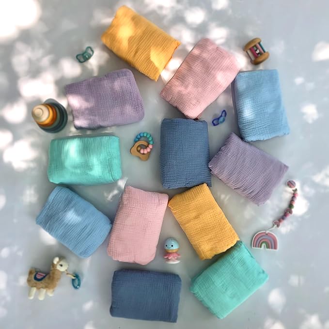 Hugs & Llamas | 100% Organic Cotton Muslin Fitted Crib Sheet | Premium Baby Sheets for Boys & Girls | Neutral Mattress Sheet