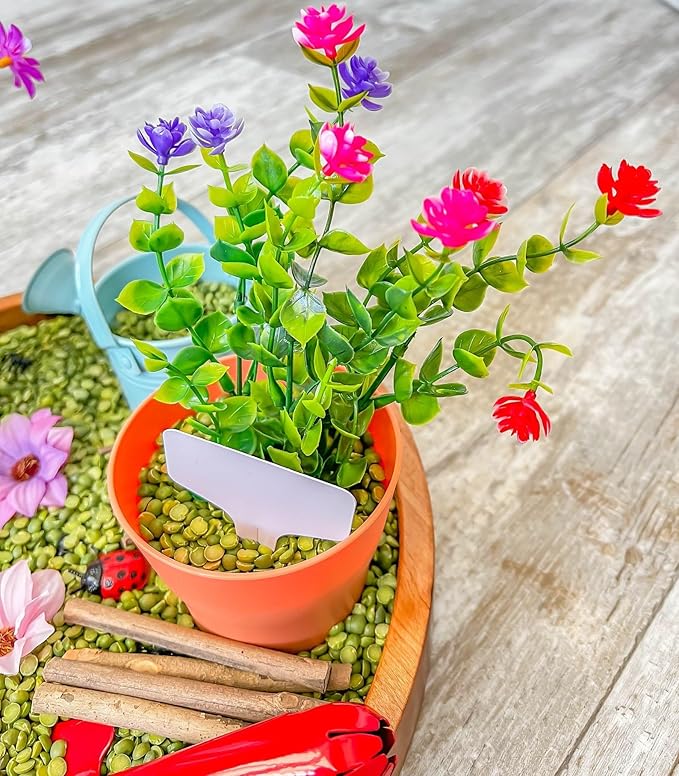 Kids Sensory bins Montessori sensory bin, sensory toys, Sensory bins, Sensory Bin For Preschoolers (Gardening)
