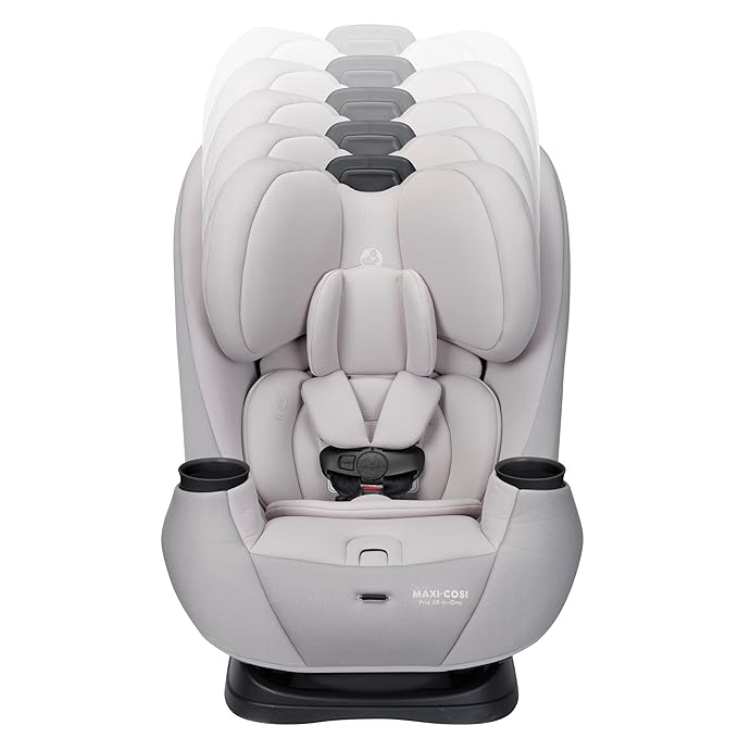 Maxi-COSI Pria All-in-One Convertible Car Seat, Infant to Toddler Car Seat, Easy-Install Harness, Machine-Washable Cover, 5-100 lbs, SeaDrift