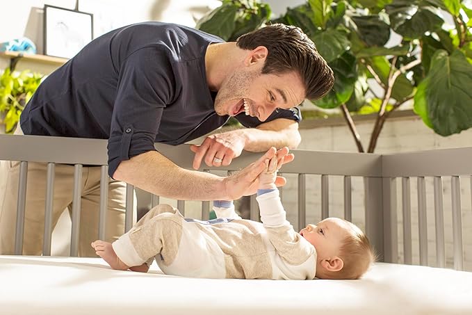 Naturepedic Organic Baby Crib Mattress - 2-Stage Lightweight Infant & Toddler Mattress - Waterproof Bed Mattress for Crib - Non-Toxic for Baby and Toddler Bed - 52" x 28”