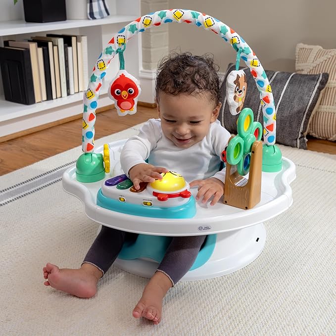 Baby Einstein SuperSeat Touch of Tunes 3-in-1 Activity Seat, with Music & Lights, Ages 6 Months and Up