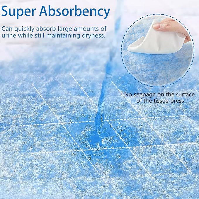 32" x 36" Super Absorbent Bed Pads Disposable Adult Hospital Grade Ultra Thick and Leakproof Underpads for Elderly XXL Extra Large Chucks Incontinence Pads for Baby (25 Count)