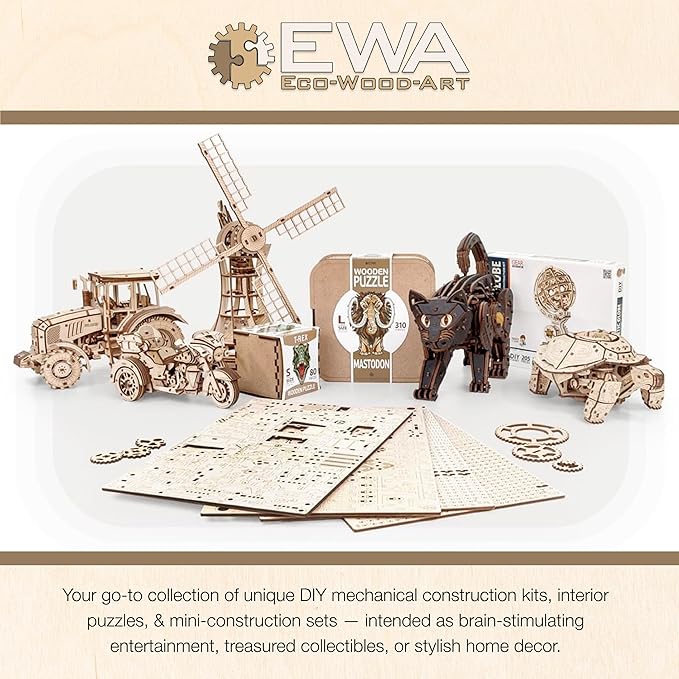 EWA Home Décor – Kois Small 80 Pieces – Wooden Jigsaw Puzzle for Adults – Perfect for Artistic Home Decoration and Mindful Relaxation