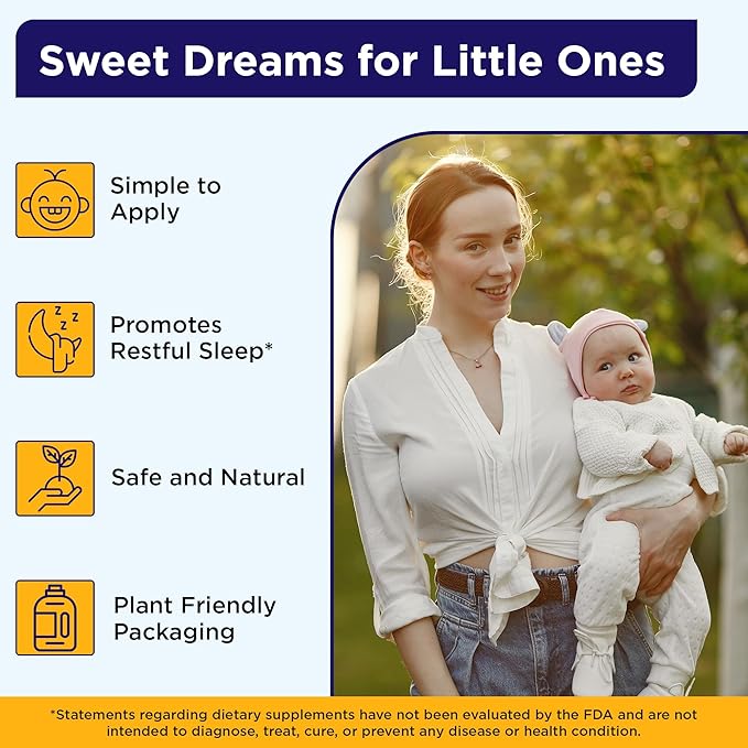 Wellements Organic Nighttime Baby Tooth Oil for 4 Months+ (0.5 Fl Oz) - Baby Teething Relief Oil* for Soothing & Massage for Tiny Gums* - Organic Blend of Essential Oils & Sleepy Time Herbs*
