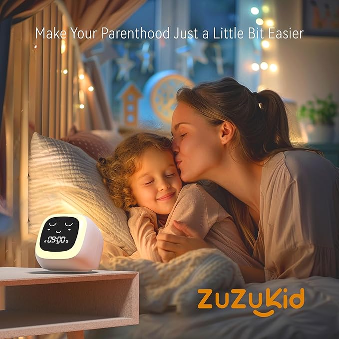 OK to Wake Alarm Clock for Kids, Toddler Sleep Training Clock with Sound Machine, Kids' Night Light, Digital Alarm Clock for Boys' and Girls' Bedrooms